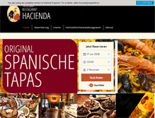 Tablet Screenshot of hacienda-prien.de